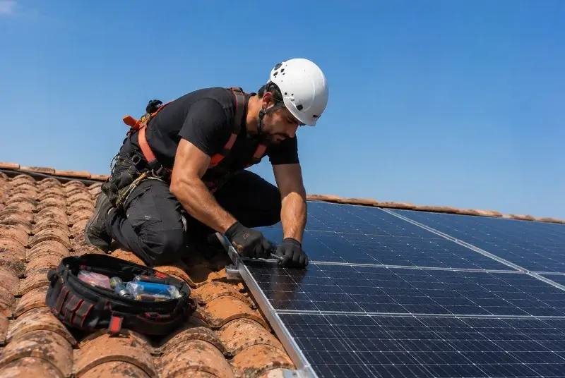 Maintenance et monitoring de panneaux solaires à Perrex