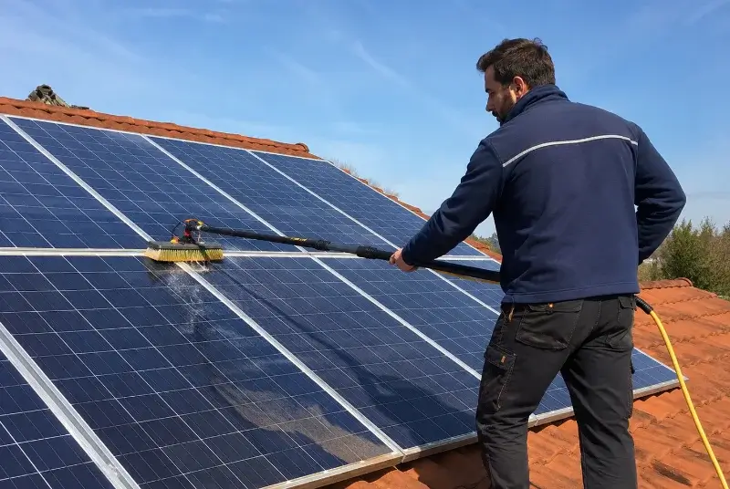 Nettoyage et entretien de panneaux solaires à Perrex