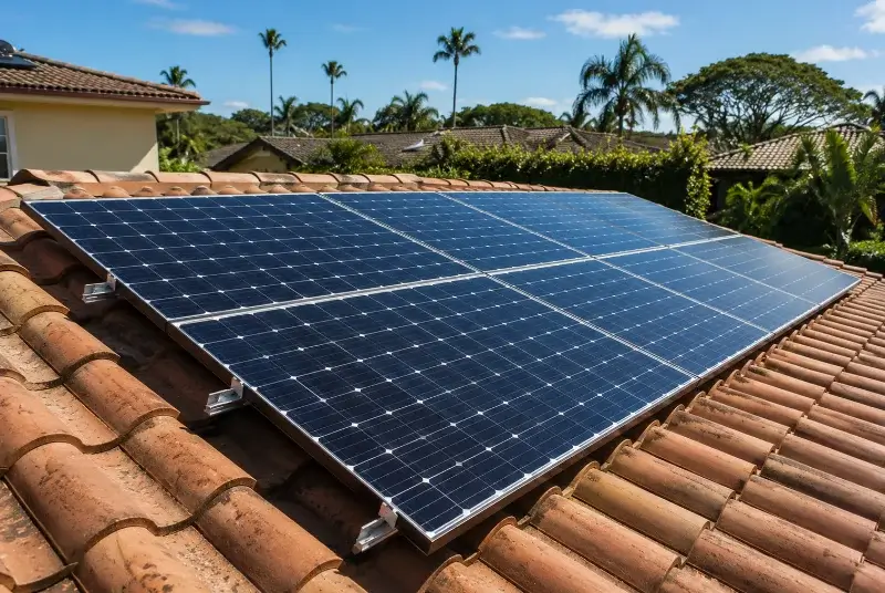 Installation de panneaux solaires à Perrex